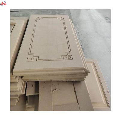 China Modern PVC Wood Carving Door Frame For Sideboard for sale