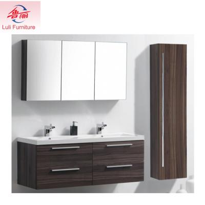 China Eco - Friendly European Wall Mount Bathroom Cabinet Designs Set for sale