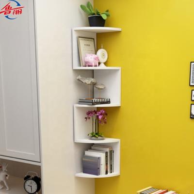 China Corner Wall Space Saving Floating Mount Shelf Eco - Friendly for sale