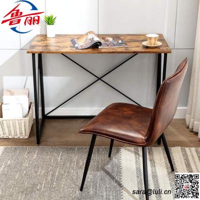 China New Home Office Foldable Modern Simple Tables Metal Workstation Computer Wooden Desks for sale