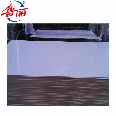 China Two Sides Moisture Proof White Melamine MDF Board for sale