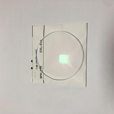 China Wholesale Price 1.56 HMC AR Glasses Uncut Stock Lenses Lenticular Coating Optical Lenses for sale