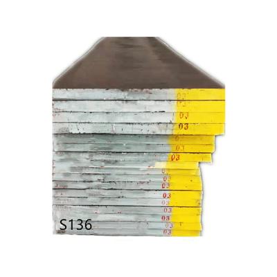 China High Quality S136 Tool Steel Bar High Wear-Resisting Plastic Die Steel for sale