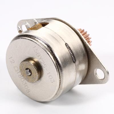 China Low Cost Small Adjustable Speed ​​15BY25 Micro Electric DC Stepper Motor With Custom 15BY25-103 for sale