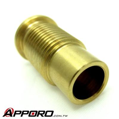 China APPORO Brass CNC Lathe Part C3600 Pipe Cavity Shaft Valve Stem Easy Cut Brass Spindle Valve Shaft for sale