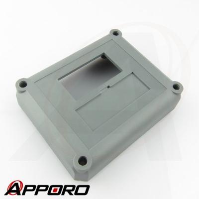 China Cool Pantone Gray 11C APPORO Plastic Injection Molding Cool Gray 11C Electronic Device Cover Base Housing Enclosure for sale