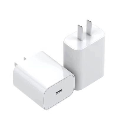 China Phone Chargers 18W Palladium Wall USB Charger Type C Plug 5V 3A Adapter EU USA Travel Mobile Phone Fast Charging Charger For iPhone for sale