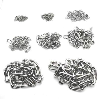 China HIGH POLISH Index Chain Long-Link Weld Chain Mining Stainless Steel Stainless Steel Chain SS316 or SS304 for sale