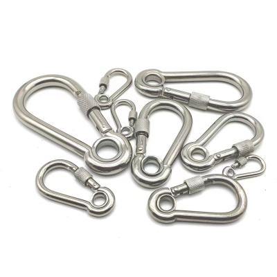 China Health Care Spring Buckle With Nut Style Forging Forming Corrosion Resistance Long Service Life Stainless Steel Spring Buckle for sale