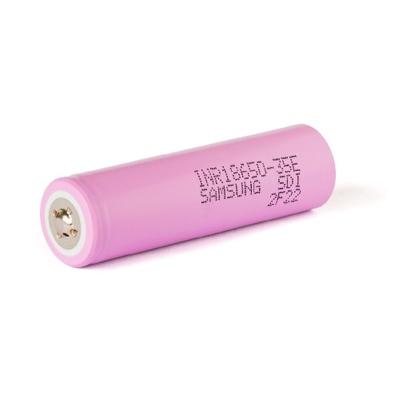 China Toys High Energy Density Li-ion Battery 35E Cylindrical Li-ion Battery 1865 Cell for sale