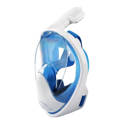 China Anti Fog Amazon 2021 New Design Upgraded System Blast Diving Mask Full Face Air Intake Breathing Free Mask for sale