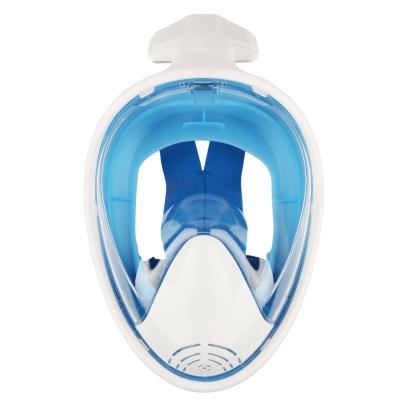 China Anti Fog New Amazon Design Improved System Breath Diving Mask Full Face Snorkel Free Breathing Mask for sale