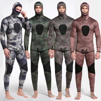 China Sublimation Printing 3mm 5mm CR Neoprene Superflex Antibacterial Spearfishing Wetsuits for sale