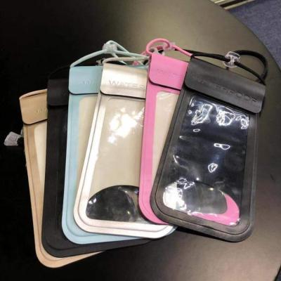 China Keep Your Phone Dry In Water New Fashion Design Floating Cell Phone IPX8 Waterproof Mobile Phone Case Bag for sale