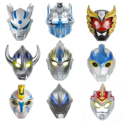 China Halloween Styles Ultraman Kids Nezha Cartoon Spider-Man Anime Mickey Sun Wukong Hulkmask Factory Direct PVC for sale