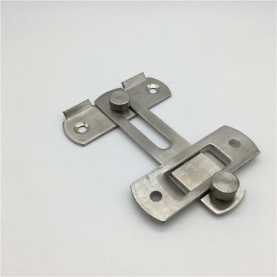 China Modern Bathroom Hardware Toilet Door Lock Stainless Steel Door Bolt Lock for sale