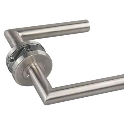 China European Style Tube Lever Stainless Steel Antique Double Sided Modern SUS304 Door Handle for sale