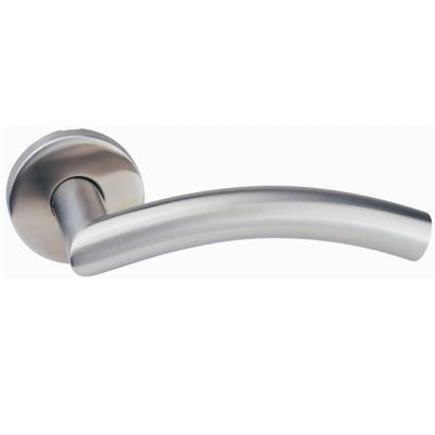 China Door provide all kinds of entry door handle, fire rate door handle stainless, interior door handle satin finish for sale