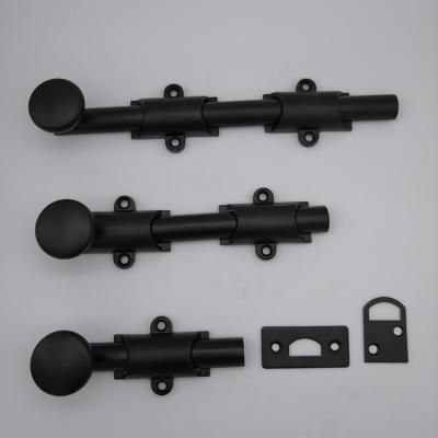 China Traditional Black Brass Classic Furniture Hardware Security Door Bolt Latch for sale