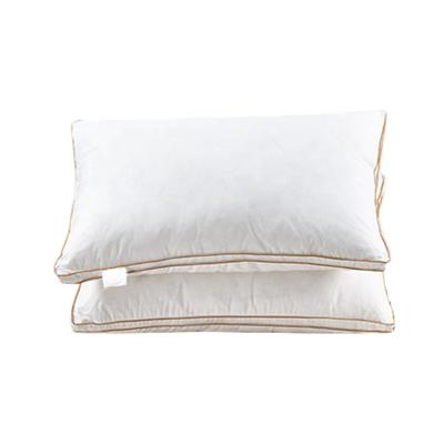 China Customized Hot Sale Anti-Apnea Bed Pillow Goose Down Single White Feather for sale