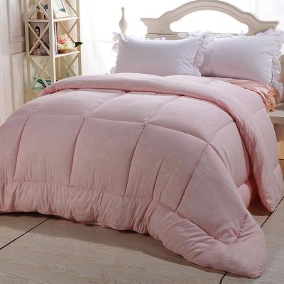 China Winter Warm And Cozy Pure Comforter Bedding Custom Printed Cotton Color Comforter Comforter for sale