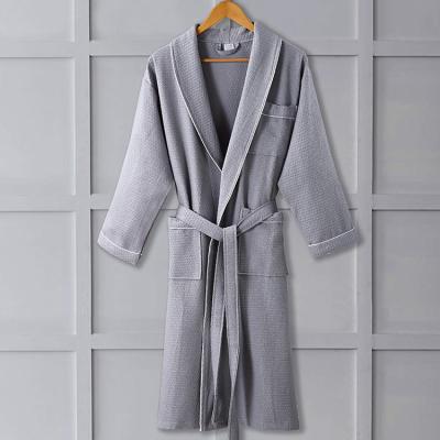 China Wholesale Plain QUICK DRY Bathrobe Plain Hotel Quality Unisex Bathrobe for sale