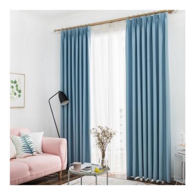 China Blackout American Style Woven Grommet Drapery Curtains For Living Room Home Luxury Windows Drapes for sale