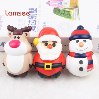 China Soft Toy Christmas New Design PU Foam Slow Rising Squishy Animal Squeeze Toys for sale