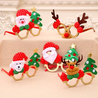 China Event Christmas Decorations For Home Decor New Year Glass Gifts For Kids Deer Snowman Xmas Ornaments Glasses 1 Buyer for sale