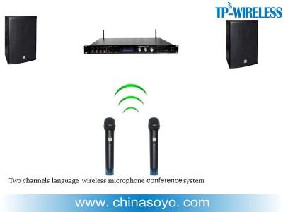 China Wireless translation microphone conference system/2.4G wireless conference system china manufacturer for sale