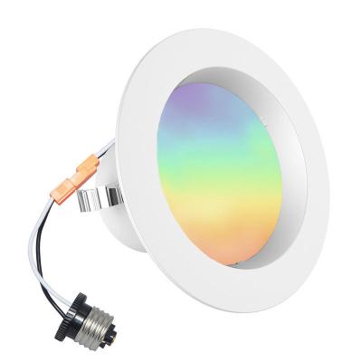 China El color cambiable Bluetooth de 4 pulgadas llevó Downlights APP y el control remoto de Bluetooth en venta