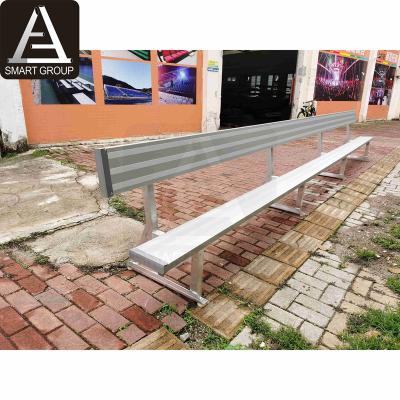 China Aluminum Alloy 6061-T6 Aluminum Portable Bench Team Bench Soccer Outdoor Bench for sale