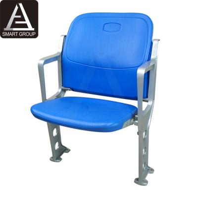 China High Quality Aluminum VIP Rocking HDPE Stadium Seat Plastic Stadium Chair for sale