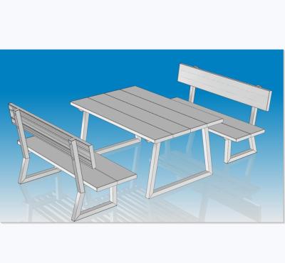 China Modern Modern Aluminum Dining Table Sets Outdoor Garden Furniture Dining Table Chairs Patio Table Set for sale