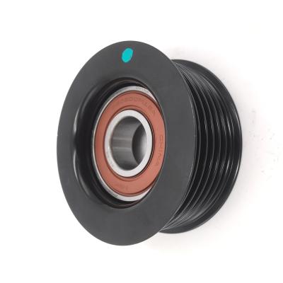 China Steel suitable for imported Toyota Avanza air conditioning pulley tensioner guide pulley idler 16603-BZ040 for sale