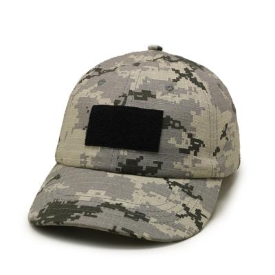 China Cheap Custom Hot Design Army Brim Camouflage Camouflage Baseball Cap COMMON Outdoor Curved Women's Applique Green Camouflage Baseball Cap for sale