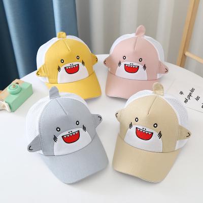 China COMMON Wholesale High Quality Cartoon Animal Logo Embroidery Boys Girls Adjustable Infant Trucker Hat for sale