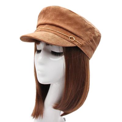 China Hotsale New JOINT Crest Retro Stylish Flat Top Beret Women Hats And Hats for sale