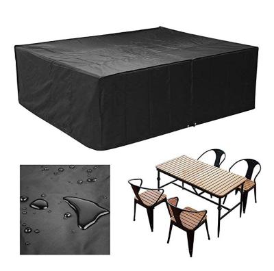 China Waterproof 2021 new arrival high quality custom outdoor table cover patio furniture cover with logo for sale