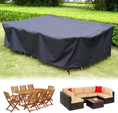 China Wholesale custom extra large size outdoor dining table cover furniture cover fabric waterproof for sale