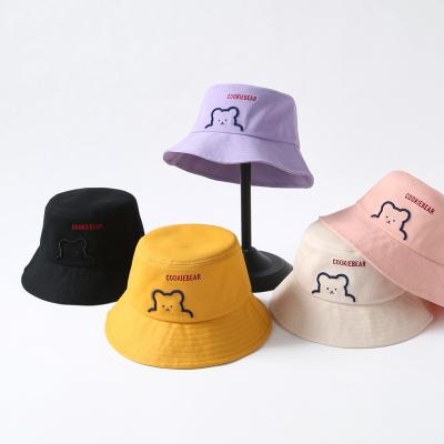 China Bucket Hat Wholesale 100% Cotton Custom Your Own Logo Embroidery Cheap Reversible Bucket Hats Volume for sale