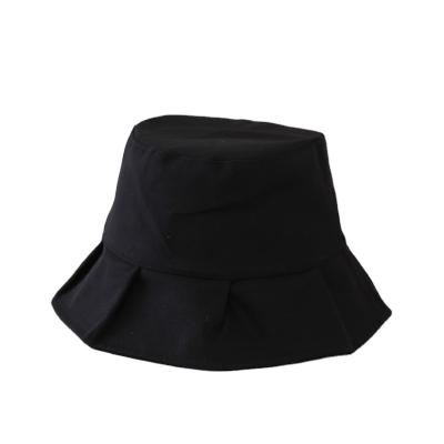 China Bucket Hat Surprise Price Customized Solid Color Breathable Washable Cotton Wide Caps Overflow Bucket Hat for sale