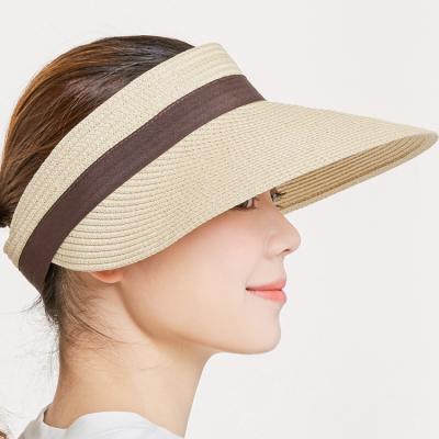 China Wholesale summer fashion hat bow tie straw striped version of the new sunblock hat for women hat for sale