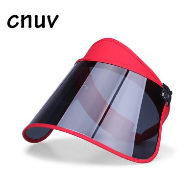 China Sun Visor Hats Male Summer Biking Bib Polarization Outdoor Fishing Helmet With Large PVC Sun Visor Hat for sale