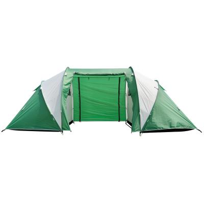 China Diagonal tying type double layer tunnel family tent family outdoor camping tent ultralight rainproof double layer 8 people camping tent for sale