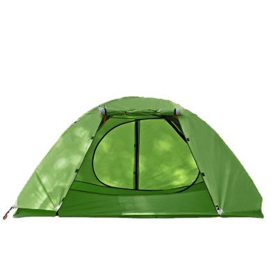 China Camouflage Play Double-Layer One Family Rainproof Camping Tent 300/Outdoor Tent 1-2 People Fiberglass Pole Tent 1-2 People Camping Living Room Bedroom One Field for sale