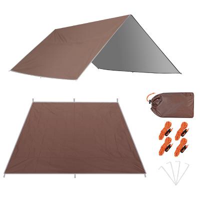 China Diagonal Tying Type Hexagonal Outdoor Glamping Tent Shade Sails For Garden Good Factory Price Rectangle Sun Waterproof Four Season Tent 1500-2000mm for sale