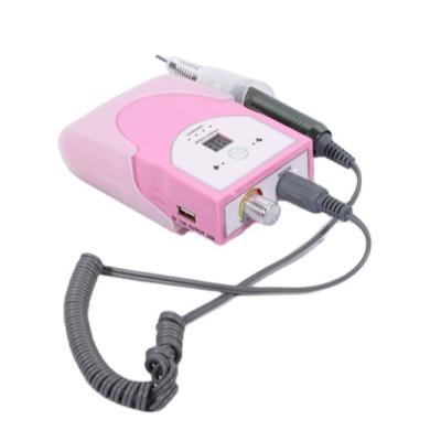 China Portable Electric Cordless Acrylic Nail Polish Nail Drill Tools Nail File Machine for sale