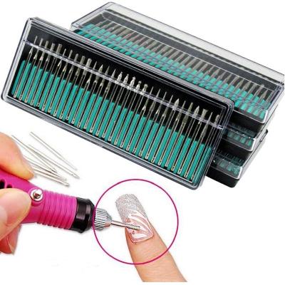 China Strong To Polish 30pcs Nail Art Tools Drill Bits Sharpener Electric Nail Drill Bits for sale