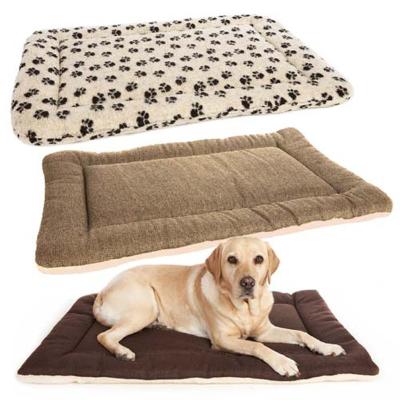 China Sustainable Pet Bed Dog Cushiont Removable Mat Dog Bed Memory Foam Travel Cooling Mats Pet Bed Cushion for sale